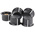 RS PRO 28mm Black Potentiometer Knob for 6.35mm Shaft Splined