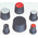 Sifam 15.5mm Black Potentiometer Knob for 3.2mm Shaft Splined, SP151 125 BLACK