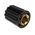 RS PRO 14.7mm Black Potentiometer Knob for 6mm Shaft
