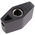 RS PRO Black Potentiometer Knob for 6.35mm Shaft Splined
