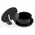 RS PRO 19mm Black Potentiometer Knob Cap for 6.4mm Shaft