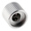 RS PRO 15mm Silver Potentiometer Knob for 6.4mm Shaft Splined