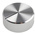 RS PRO 30mm Silver Potentiometer Knob for 6.4mm Shaft Splined