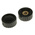 RS PRO 38.1mm Black Potentiometer Knob for 6.35mm Shaft Splined