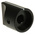 RS PRO 19mm Black Potentiometer Knob for 6.4mm Shaft