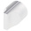 RS PRO 22mm Silver Potentiometer Knob for 6mm Shaft Splined