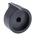 RS PRO 31.8mm Black Potentiometer Knob for 6mm Shaft