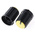 RS PRO 13.3mm Black Potentiometer Knob for 6mm Shaft Splined