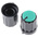 RS PRO 13.3mm Black Potentiometer Knob for 6mm Shaft Splined