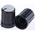 RS PRO 13.3mm Black Potentiometer Knob for 6mm Shaft Splined