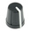 RS PRO 13mm Black Potentiometer Knob for 6mm Shaft D Shaped