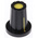 RS PRO 17mm Black Potentiometer Knob for 6.4mm Shaft D Shaped
