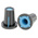 RS PRO 17mm Black Potentiometer Knob for 6.4mm Shaft D Shaped