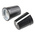 RS PRO 13mm Black Potentiometer Knob for 6.4mm Shaft D Shaped