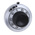 Vishay 46mm Chrome Potentiometer Knob for 6.35mm Shaft Splined, 25A11B010