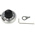 Bourns 46mm Black, Chrome Potentiometer Knob for 6.35mm Shaft Splined, H-46-6A-1