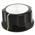 TE Connectivity Black Potentiometer Knob, 4-1437624-6