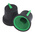 RS PRO 16.8mm Black Potentiometer Knob for 6mm Shaft D Shaped