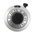 Vishay 22.2mm Chrome Potentiometer Knob for 6.35mm Shaft Splined, 18A11B10