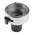 Vishay 22.2mm Chrome Potentiometer Knob for 6.35mm Shaft Splined, 18A11B10