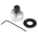 Vishay 22.2mm Chrome Potentiometer Knob for 6.35mm Shaft Splined, 18A11B10