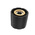 Sifam 15.5mm Black Potentiometer Knob for 4mm Shaft Splined, S151 004B
