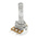 Alps Alpine 50kΩ Rotary Carbon Film Potentiometer, Panel Mount (Through Hole), RK1631110TV6