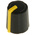 Sifam 11.5mm Black Potentiometer Knob for 6mm Shaft Splined, 3/03/TP110-006/237/239