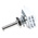 Vishay 10kΩ Rotary Potentiometer 1-Gang, Panel Mount (Through Hole), 14810A0BHSX10103KA