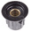 TE Connectivity 20.2mm Black Potentiometer Knob for 6.35mm Shaft Splined, PKA50B1/4