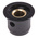 TE Connectivity 19mm Black Potentiometer Knob for 6.35mm Shaft Splined, PK50B1/4