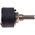 RS PRO 500Ω Rotary Potentiometer 1-Gang Panel Mount