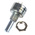 TE Connectivity 47Ω Rotary Potentiometer 1-Gang Panel Mount, 404802696045