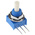 Bourns 3310C Series Conductive Plastic Potentiometer with a 3.17 mm Dia. Shaft, 1kΩ, ±20%, 0.25W, ±1000ppm/°C