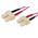RS PRO SC to SC Duplex Multi Mode OM4 Fibre Optic Cable, 900μm, Violet, 3m