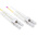 RS PRO LC to LC Duplex Multi Mode OM4 Fibre Optic Cable, 900μm, Violet, 2m