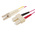 RS PRO LC to SC Duplex Multi Mode OM4 Fibre Optic Cable, 900μm, Violet, 5m