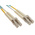 RS PRO LC to LC Duplex Multi Mode OM3 Fibre Optic Cable, 900μm, Blue, 3m