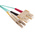 RS PRO LC to SC Duplex Multi Mode OM4 Fibre Optic Cable, 900μm, Blue, 1m