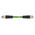TE Connectivity Cat5e M12 to M12 Ethernet Cable, Green PUR Sheath, 1.5m