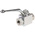 RS PRO Zinc Passivated Steel Line Mounting Hydraulic Ball Valve G 3/8