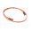 RS PRO ST to ST Duplex Multi Mode OM2 Fibre Optic Cable, 50/125μm, Orange, 1m