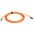 RS PRO ST to ST Duplex Multi Mode OM2 Fibre Optic Cable, 50/125μm, Orange, 5m
