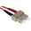 RS PRO OM1 Multi Mode OM1 Fibre Optic Cable, 62.5/125μm, Orange, 1m