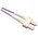 RS PRO SC to SC Duplex Multi Mode OM3 Fibre Optic Cable, 50/125μm, Purple, 2m