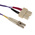 RS PRO LC to SC Duplex Multi Mode OM3 Fibre Optic Cable, 50/125μm, Purple, 10m