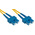 RS PRO SC to SC Duplex Single Mode OS1 Fibre Optic Cable, 9/125μm, Yellow, 5m