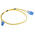 RS PRO SC to SC Duplex Single Mode OS1 Fibre Optic Cable, 9/125μm, Yellow, 1m