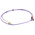 RS PRO LC to ST Duplex Multi Mode OM3 Fibre Optic Cable, 50/125μm, Purple, 1m