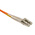 RS PRO LC to ST Duplex Multi Mode OM1 Fibre Optic Cable, 62.5/125μm, Orange, 10m